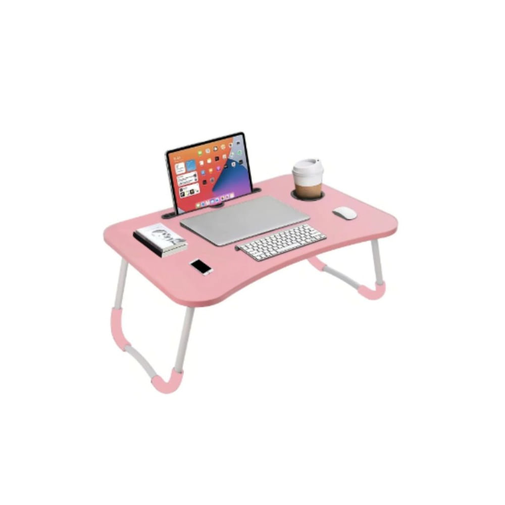 Mesa para Laptop plegable portatil Soporte Multifuncion ROSADO
