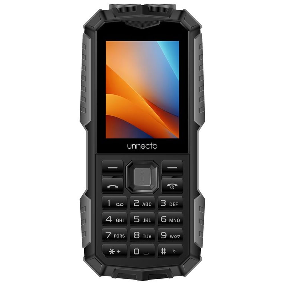 Celular Unnecto Bolt F1R 128MB ROM 48 MB RAM - Dual Sim - Gris