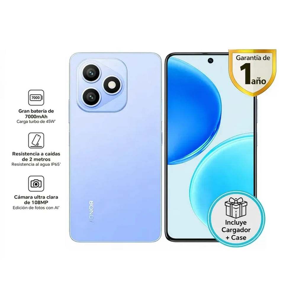 HONOR X8D 8GB - 256GB AZUL - ENTREGA INMEDIATA