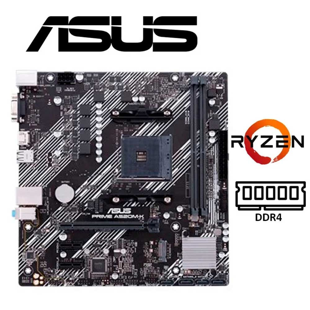 MOTHERBOARD ASUS A520M-K PRIME S V L DDR4
