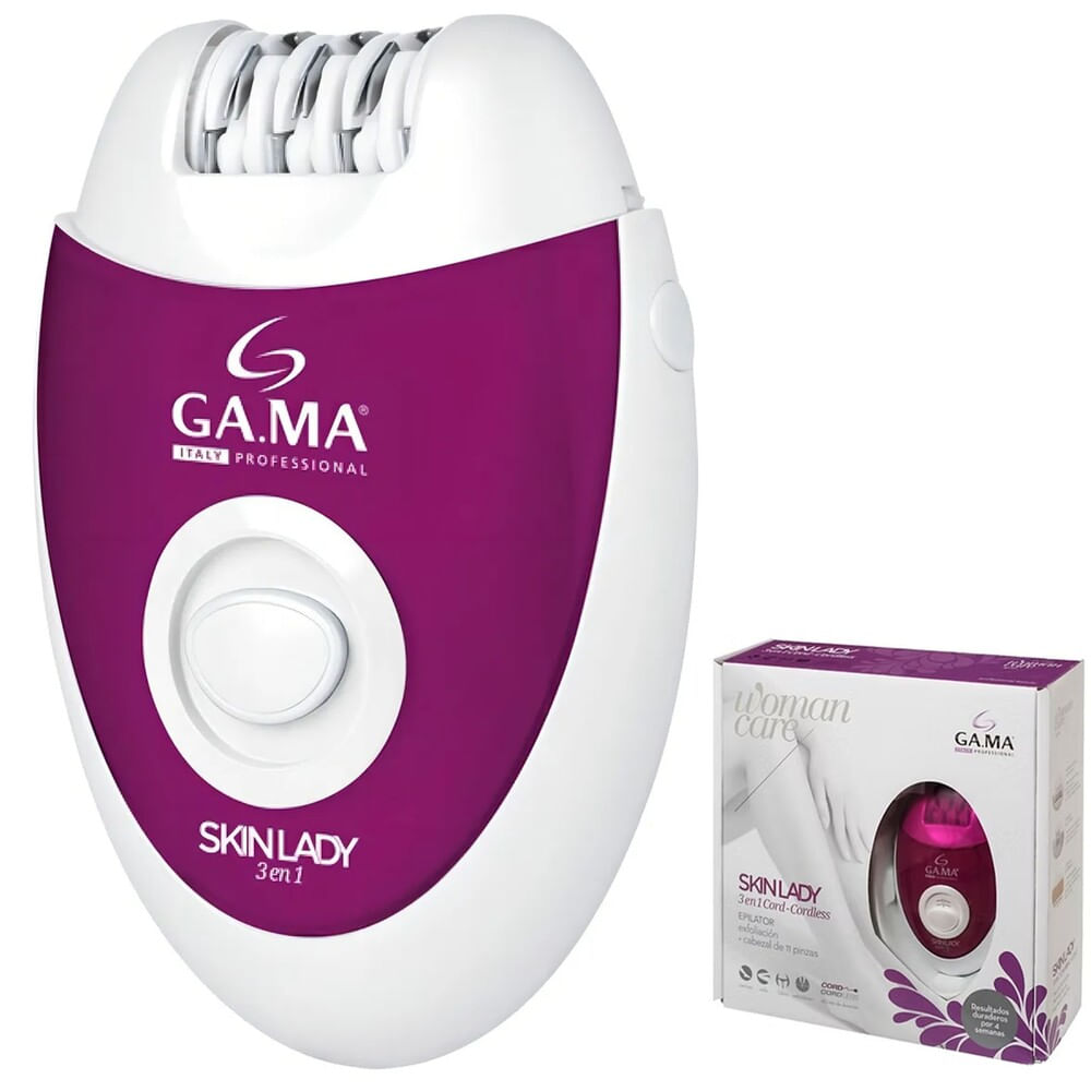 Depiladora Gama Skin Lady 3en1 Cordless