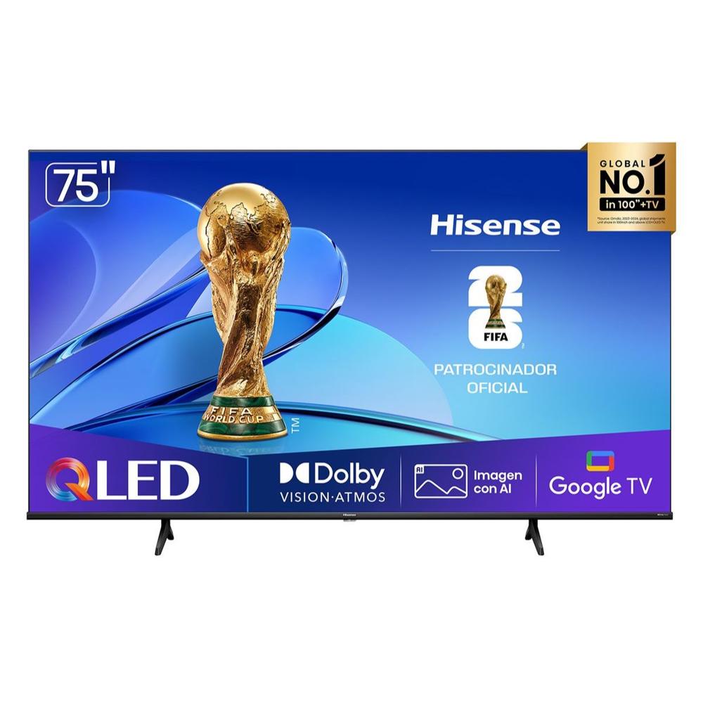 Televisor Smart TV HISENSE 75'' QLED UHD 4K 75QD6N GoogleTV 2025