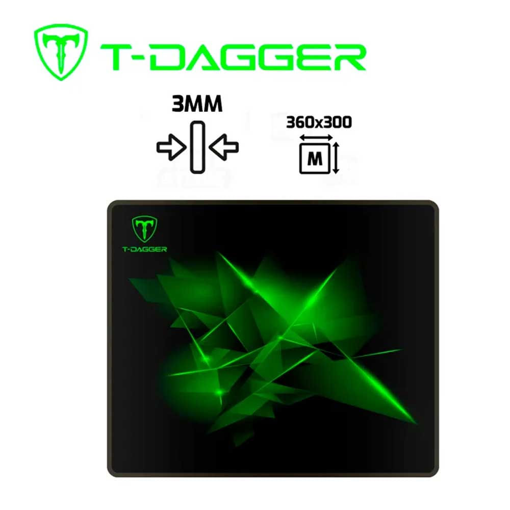 PAD MOUSE T-DAGGER GEOMETRY M T-TMP201 NEGRO