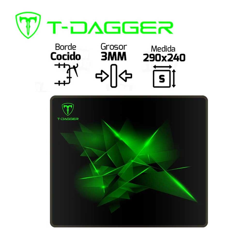 PAD MOUSE T-DAGGER GEOMETRY S T-TMP101 NEGRO