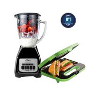 COMBO OSTER Licuadora 1.5 LT Vaso de Vidrio - Sandwichera