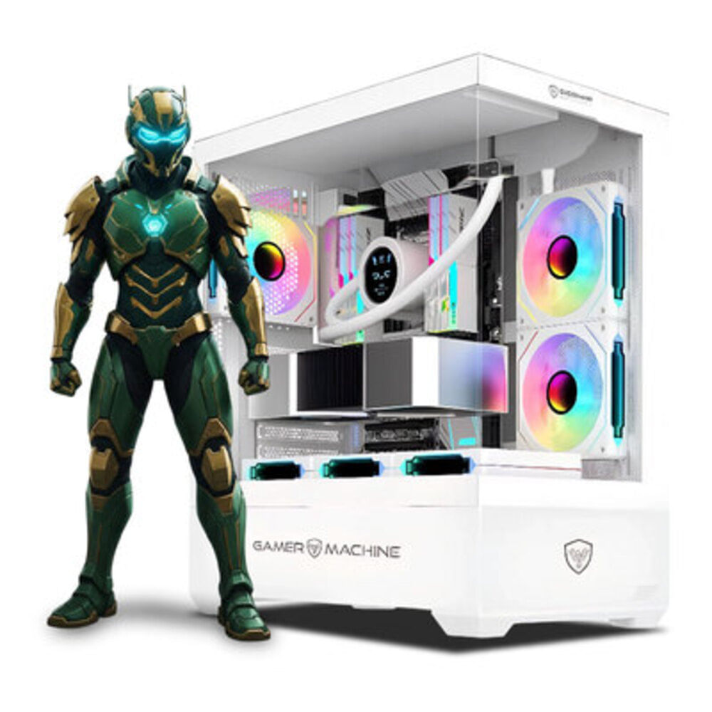 CPU Gamer Intel Core i7 12700F 16gb 500GB RTX5060TI 8GB Mipclista WHITE RGB COMPUTADORA