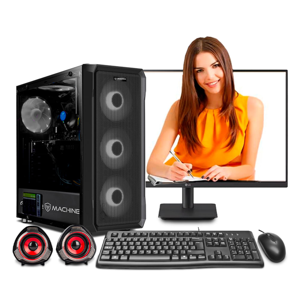 COMPUTADORA INTEL CORE Ultra 7 265 16GB DDR5 500GB 24 IPS computadora MI PC LISTA MIPCLISTA