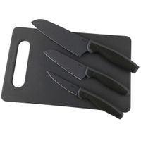 Juego de Cuchillos Oster 3 Piezas con Tabla de Picar 9228704