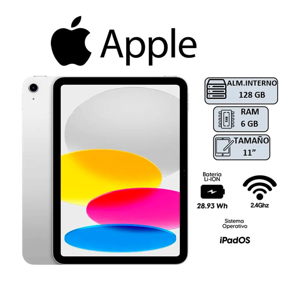 TABLET IPAD APPLE 11TH GEN WIFI 128GB A16