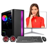 COMPUTADORA INTEL CORE I5 12400 8GB 500GB 22 IPS escritorio MI PC LISTA MIPCLISTA