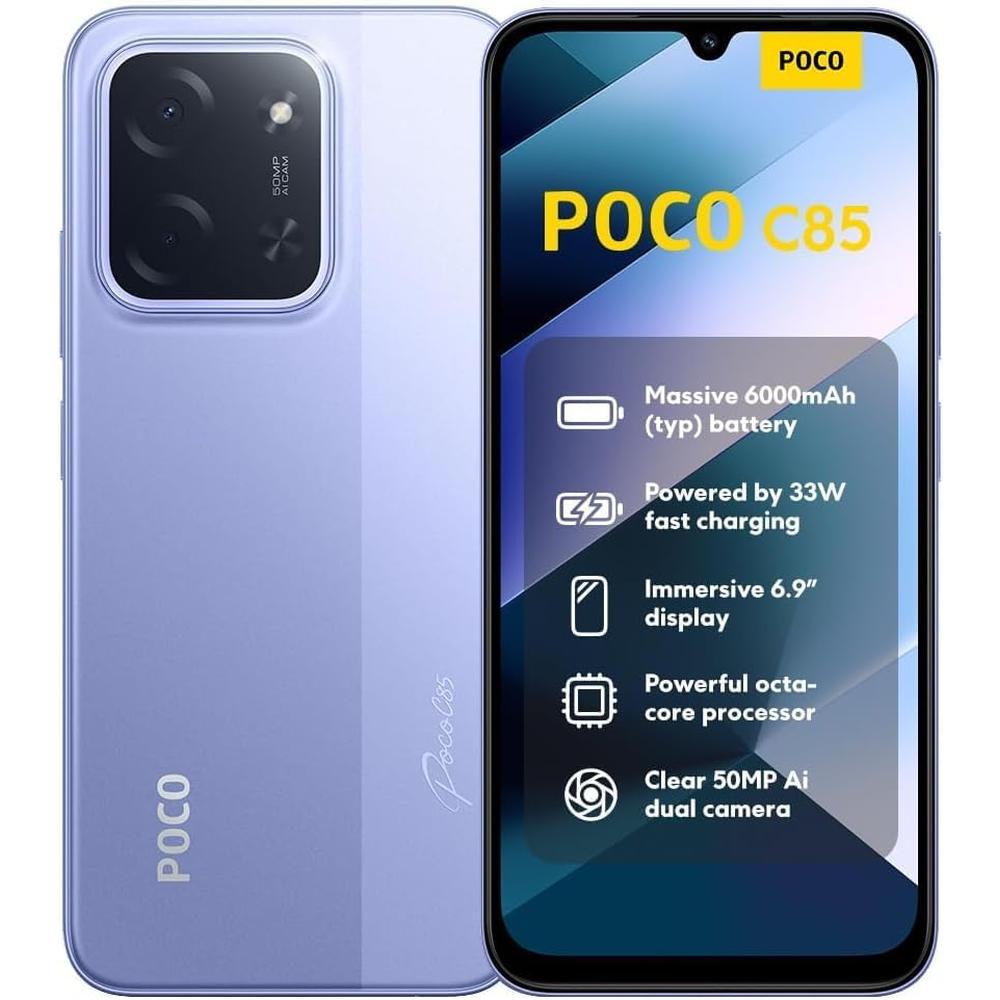 CELULAR XIAOMI POCO C85 256GB 8GB | PÚRPURA