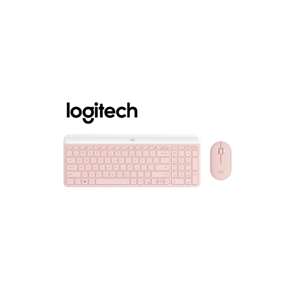 TECLADO LOGITECH MOUSE MK470 WIRELESS SLIM USB ROSE 920-011312