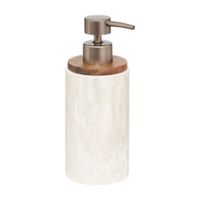 Dispensador Jabón Efecto Mármol Crema