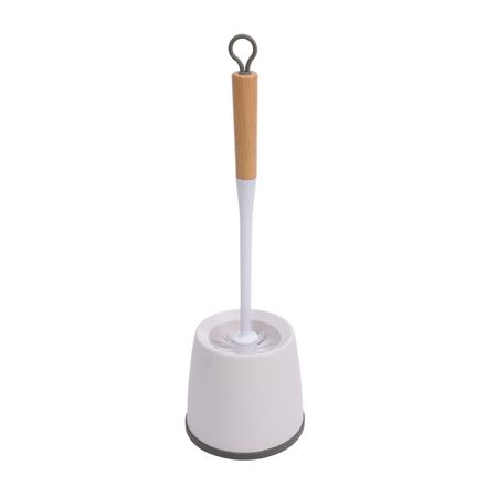 Escobilla para inodoro Mango Bambu Blanco
