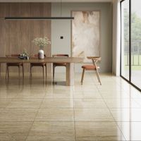 Piso Cerámico Marmolizado Piava Beige 60x60cm 1.80m2 Celima - Calidad Comercial