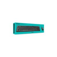 KIT TECLADO Y MOUSE LOGITECH MK120 USB NEGRO