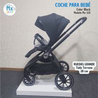 Coche para bebé MX-115 Todo terreno Premium negro