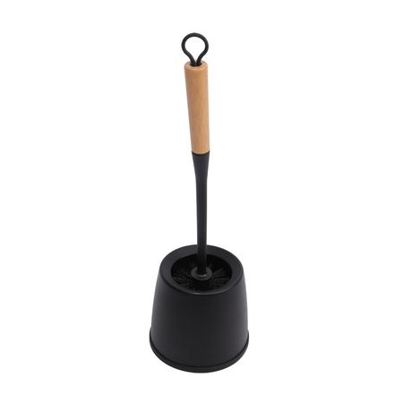 Escobilla para inodoro Mango Bambu Negro