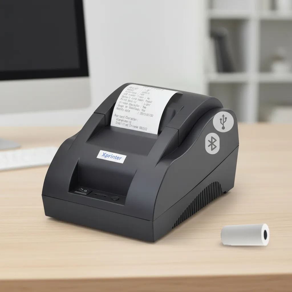 Impresora ticketera térmica escritorio 57mm 58mm USB Bluetooth Xprinter 58IIZ ticket Android windows