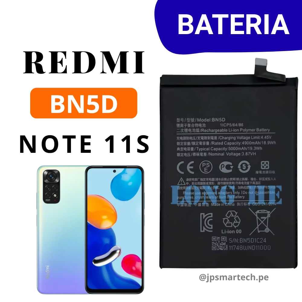 BATERIA PARA REDMI NOTE 11S - OEM