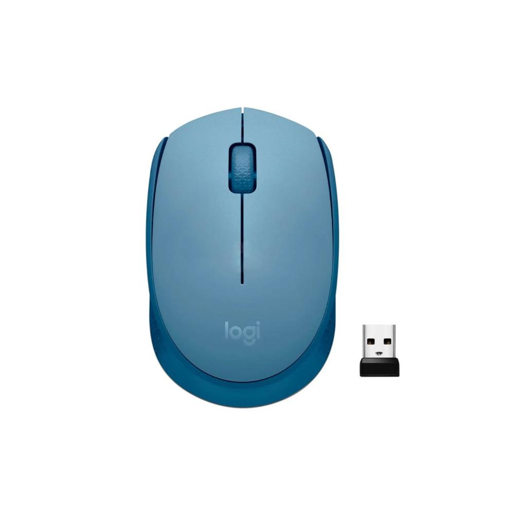 MOUSE LOGITECH M170 WIRELESS BLUE GRAY 910-006863