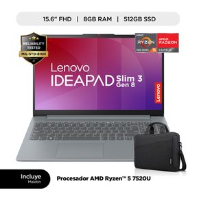 Lenovo Slim 3 15 Ryzen 5 8GB RAM 512GB
