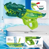 Pistola de agua electrica dinosaurio con bateria