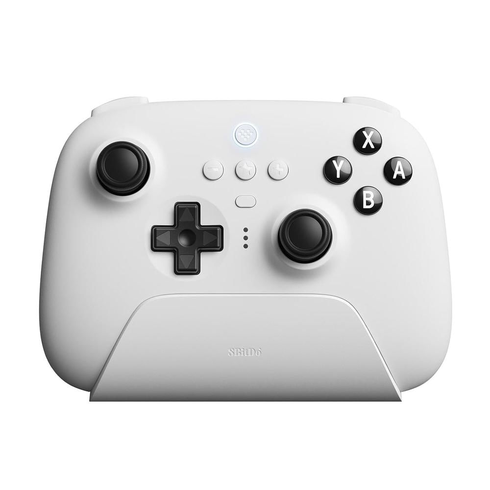 Mando Bluetooth Ultimate 8BitDo para Switch Windows y Steam Deck - Blanco