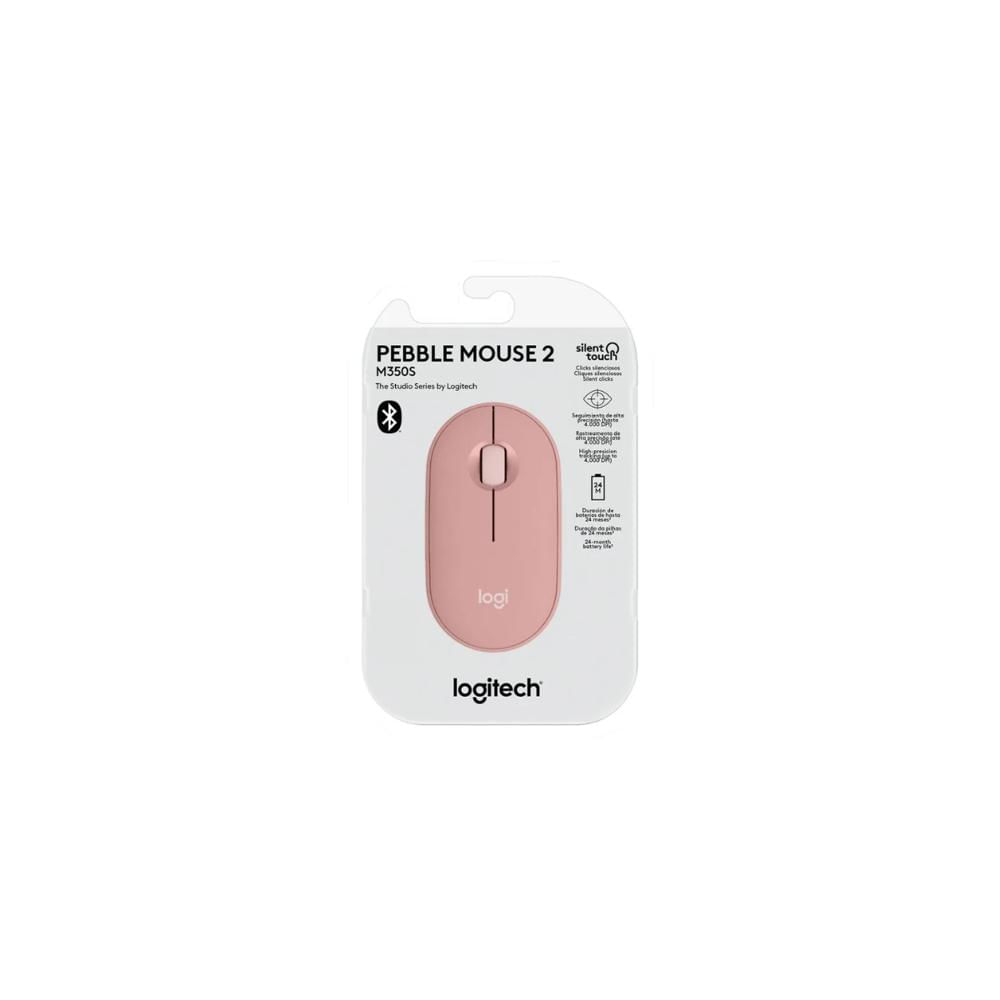 MOUSE LOGITECH PEBBLE 2 M350S BLUETOOTH-WIRELESS ROSE