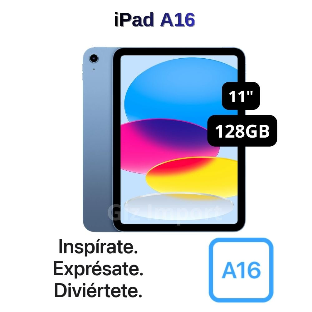iPad 11'' Chip A16 Wi-Fi 128GB -Blue