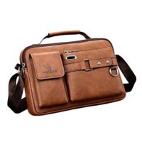 Bandolera Hombre Cuero PU Morral Weixier Porta Table.