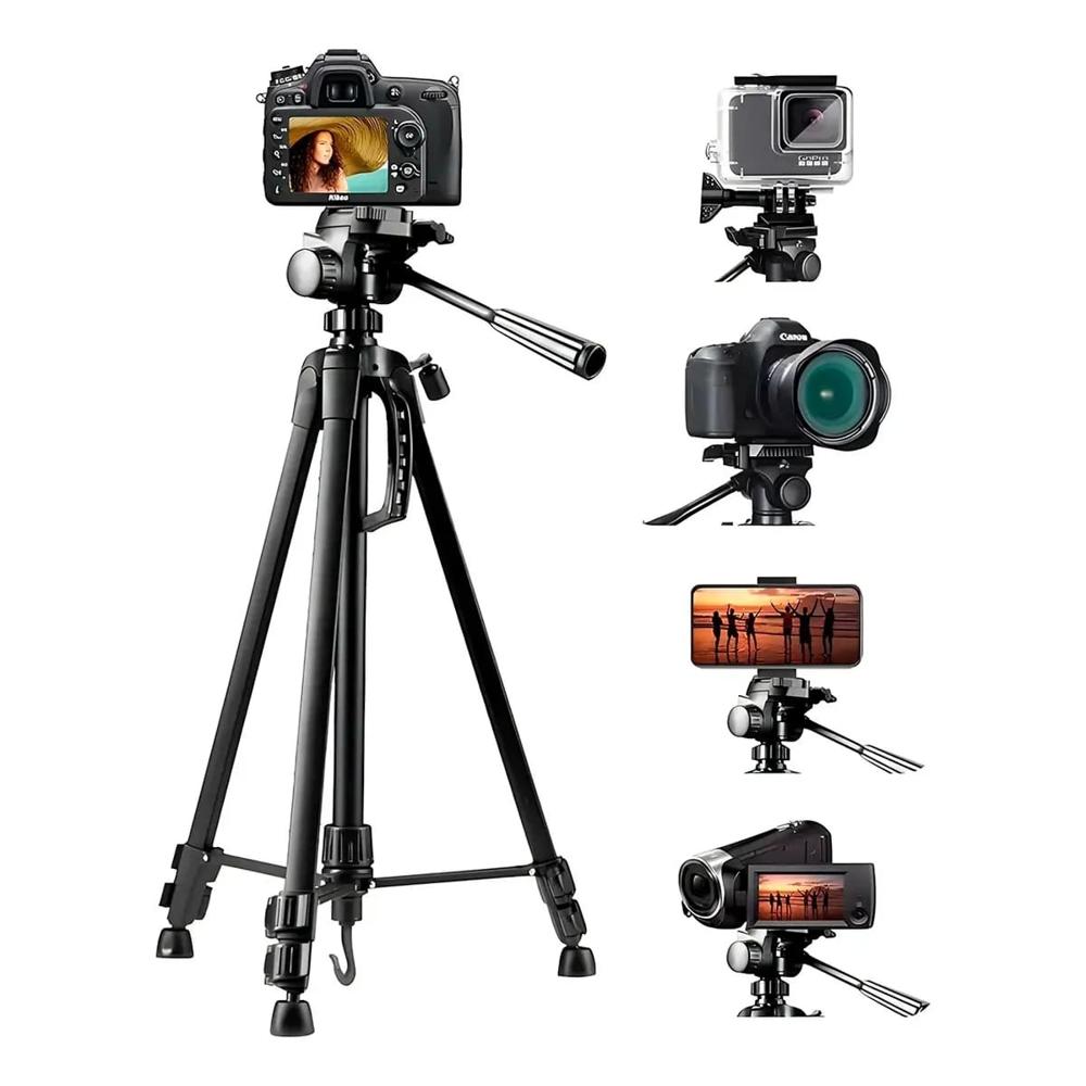 Trípode Profesional Weifeng Wt-3560 170cm Para Cámara con Funda Negra