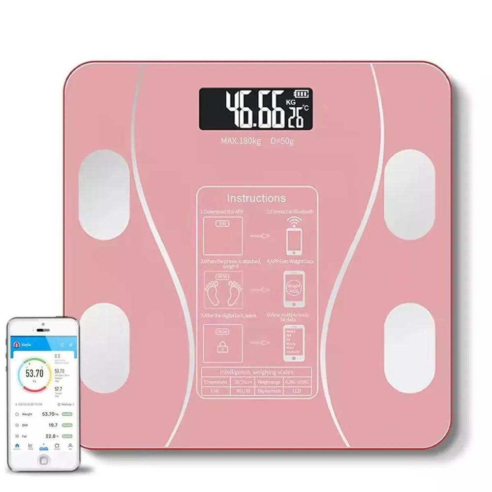 BALANZA DIGITAL BLUETOOTH 180KG INTELIGENTE R