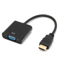 CONVERTIDOR ADAPTADOR HDMI A VGA FULL HD