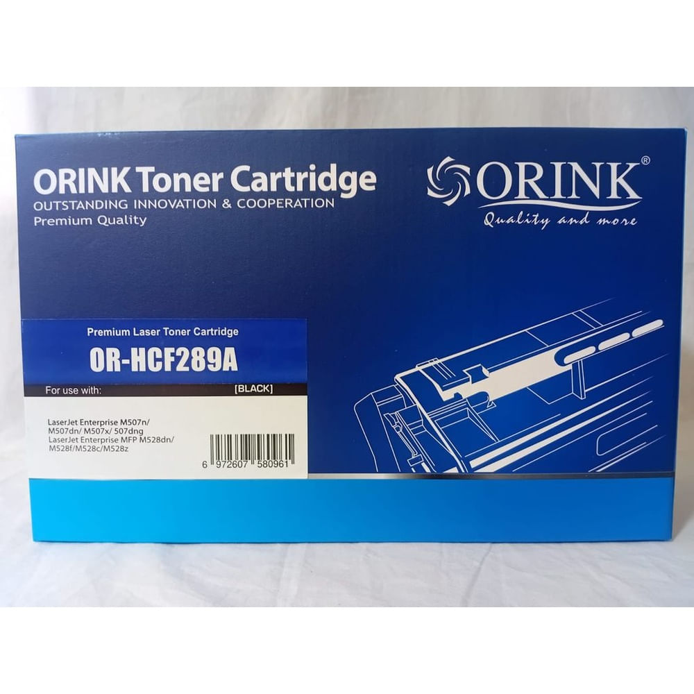 Tóner Compatible Orink HCF289A - 89A Negro Para HP LaserJet Enterprise - 5000 páginas