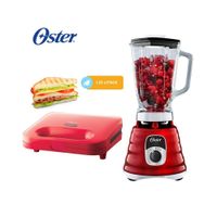 Combo OSTER Licuadora 1.25 LT BLST4126R - Sandwichera