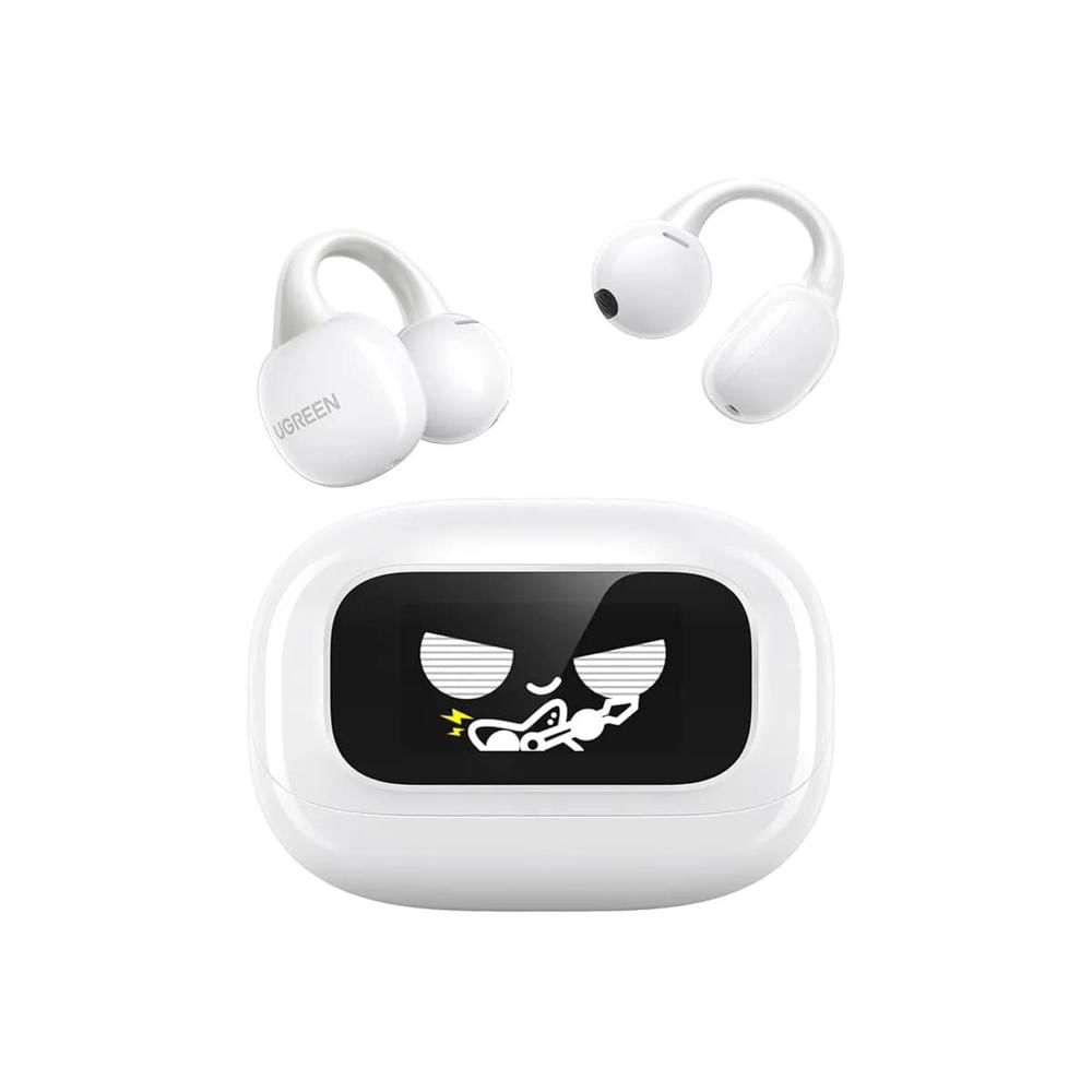 Audífonos Inalámbricos UGREEN ClipBuds Magic WS208 Bluetooth con Pantalla