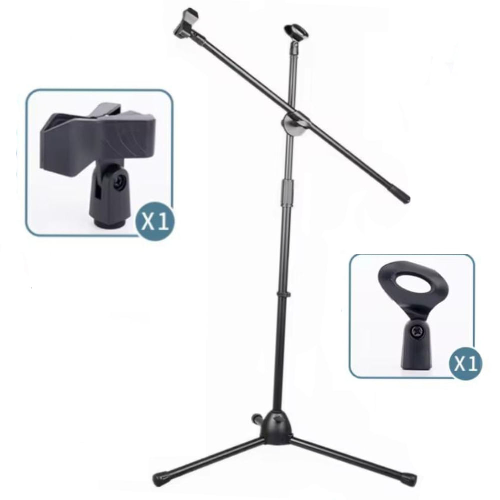 Soporte de Suelo Tripode para Microfonos Pedestal
