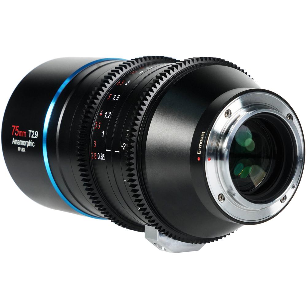 Sirui 75mm T2.9 L-Mount Anamorphic Lens - Full Frame, 1.6x Squeeze, Oval Bokeh, 82mm Filte