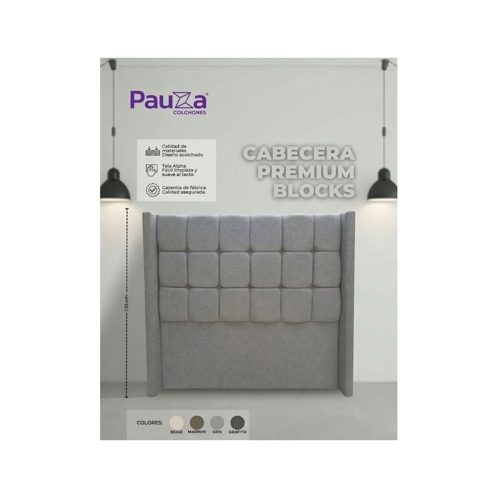 CABECERA PAUZA PREMIUM BLOCKS 2 PLZ