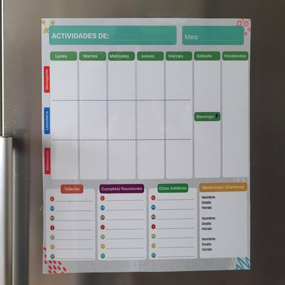Pizarra AirTack PZR Mami Plan 45x40 cms