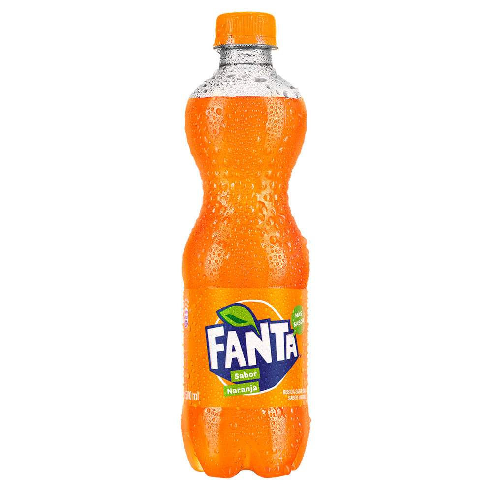 Gaseosa FANTA Naranja Botella 500ml