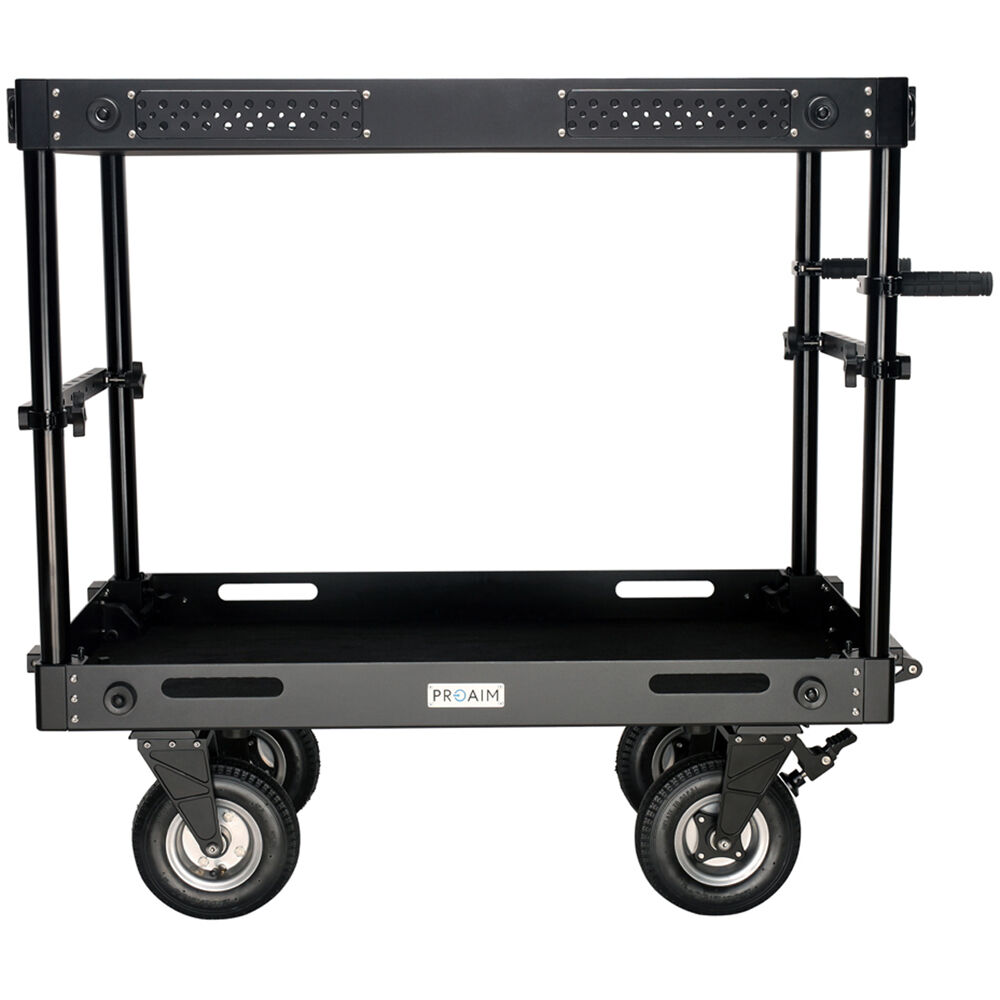 Proaim Carro de Producción de Video Victor V1.1 42" - Plegable, Ruedas Neumáticas, Capac