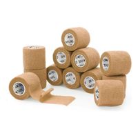 Vendas Cohesivas Coban Ok Tape 12 Unidades 5cm X 4.5m Beige