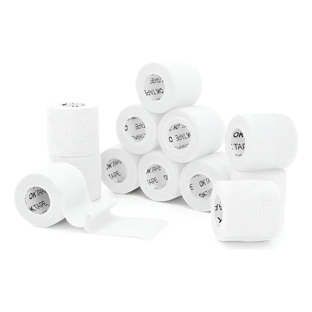 Vendas Cohesivas Coban Ok Tape 12 Unidades 5cm X 4.5m