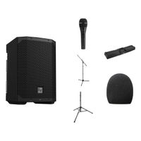 Electro-Voice EVERSE 8 Kit de Altavoz Portátil Alimentado con Micrófono y Soportes