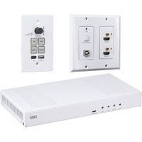 SIIG Kit Wallplate 1080p HDMI HDBaseT - Transmisor y Receptor, Soporta 2 Fuentes HDMI, Con