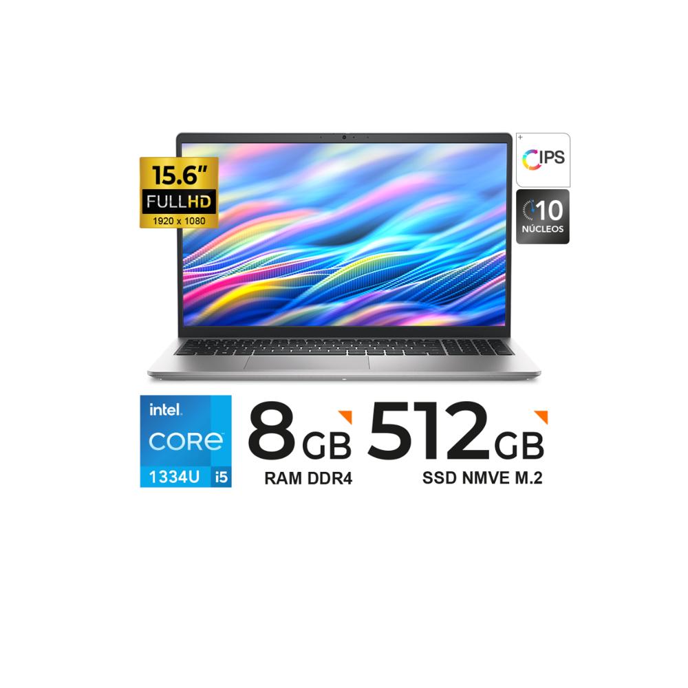 LAPTOP DELL 15 DC15250 I5 1334U 8GB DDR4 512GB SSD 15.6 FHD
