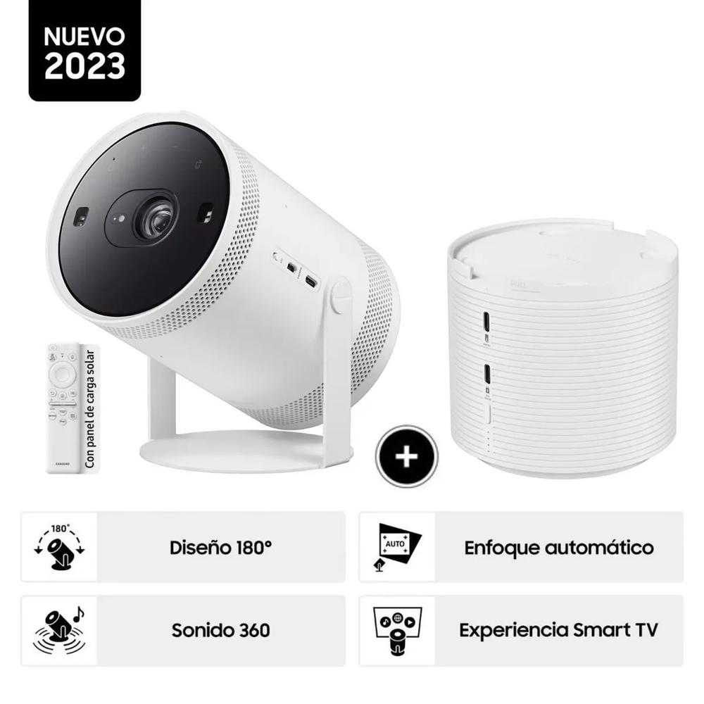 Combo Proyector Samsung The Freestyle 2da Gen Full HD SP-LFF3CLAXXPE - Batería Portable