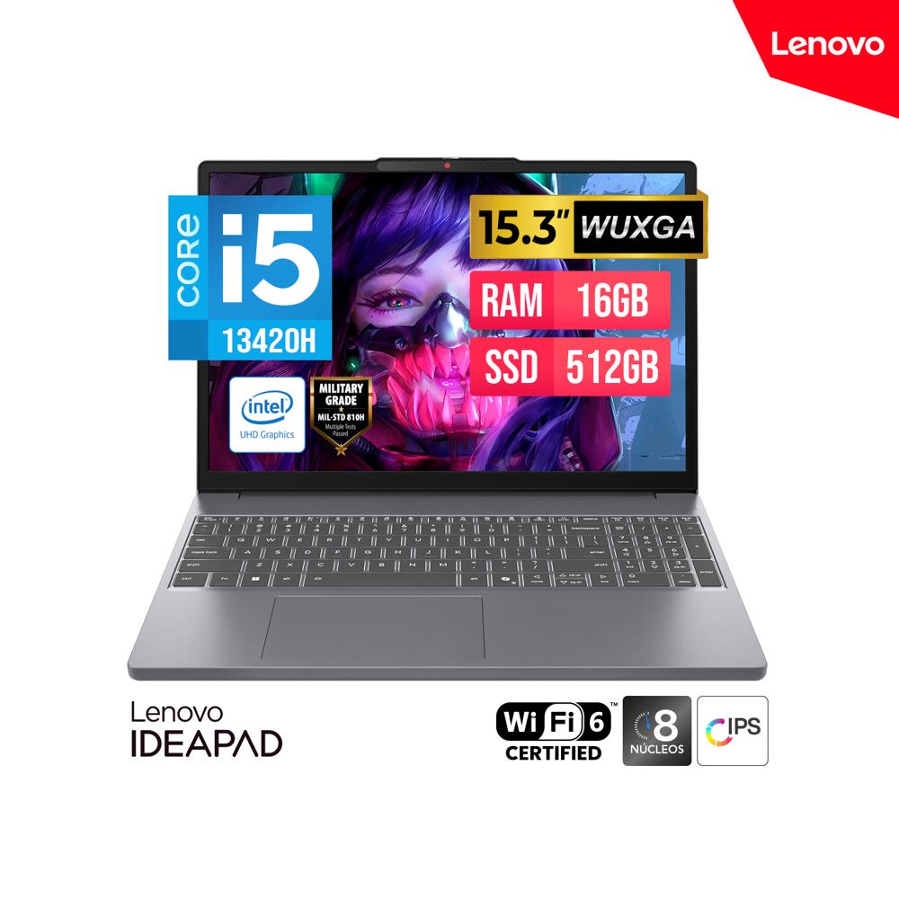 LAPTOP LENOVO IDEAPAD SLIM 3 15IRH10 15 3 WUXGA IPS Core i5 13420H 16GB 512GB SSD M.2